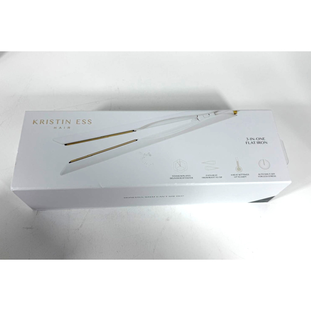 Kristin Ess Hair 3-In-One Titanium Flat Iron Hair Straightener